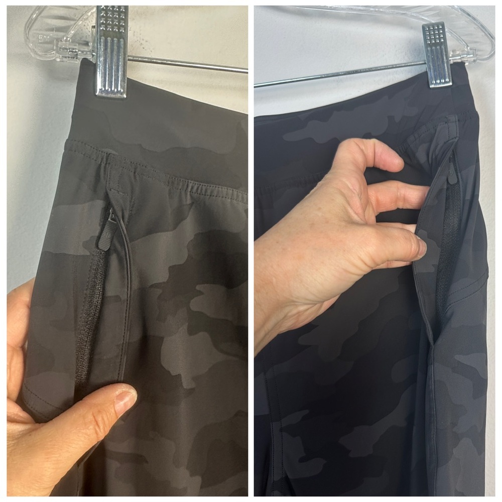 Lululemon Adapted State High Rise Joggers 28” Heritage 365 Camo Deep Coal Size 8 - Picture 6 of 16